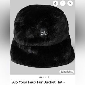 Alo fur bucket hat